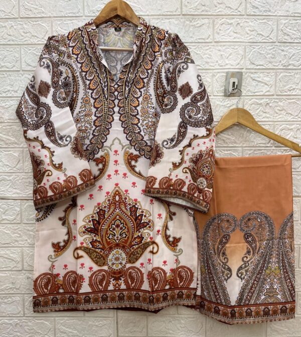 Turkish Print Co-ord Set with Palazzo - Image 2