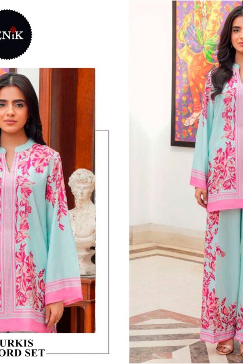 Blossom Charm – Turkish Floral Co-ord Set (XL & XXL)