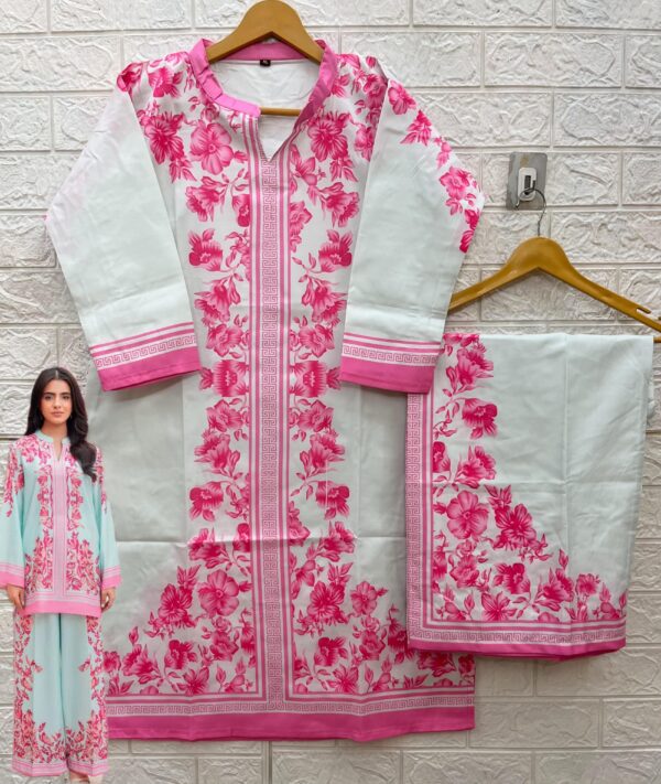 Blossom Charm – Turkish Floral Co-ord Set (XL & XXL) - Image 2
