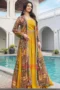 Luxury Gown with Embroidered Bohemian Jacket – Designer Indo-Western Fusion Outfit for Weddings & Parties